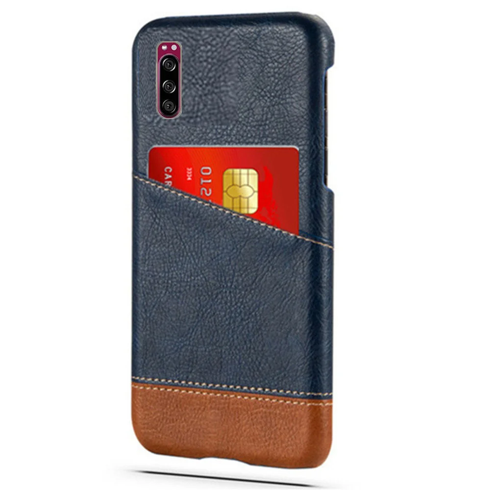 

Wallet Case For Sony Xperia 5 5II 5III Case Mixed Splice PU Leather Credit Card Cover For Sony Xperia 5 II 5ii Xperia5 II 5ii