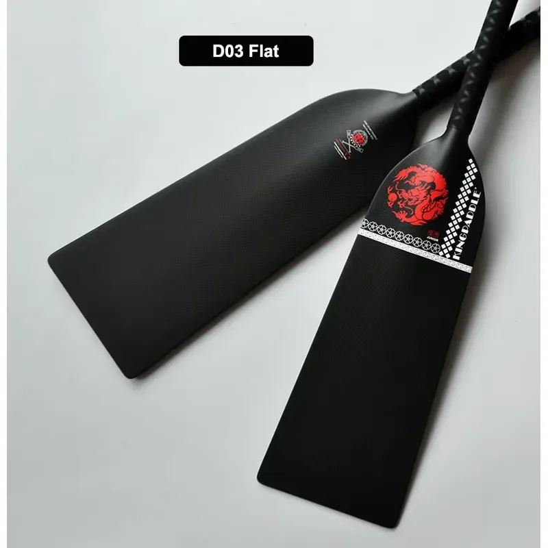 Фото Весло для драгонбота Kingpaddle, одобренное IDBF, из углеродного волокна, регулируемое, 360 г, легкое, лопасть 48x18 см, высокопрочное №5