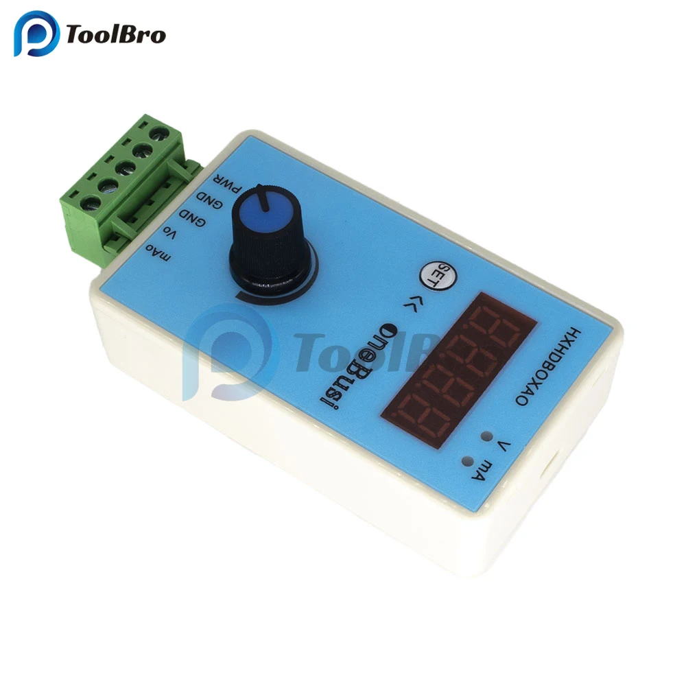 

Handheld Signal Generator 0-10V/2-10V 0-20mA/4-20mA Adjustable Current Voltage Analog Simulator Signal Sources Output 24V