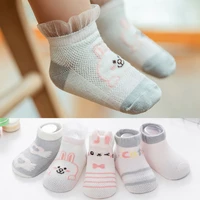 5pairslot baby socks summer infant socks for girls cotton mesh cute newborn boy toddler socks baby clothes accessories