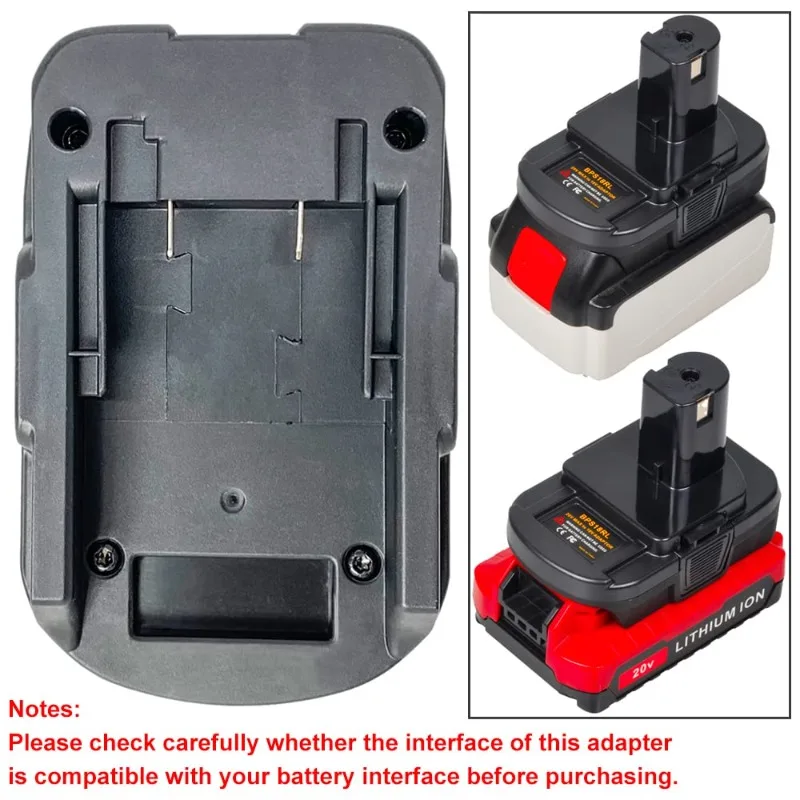 Фото Адаптер батареи ALASICKA BPS18RL для Black + Decker/Porter-Cable/Stanley, литиевая батарея 20 В для Ryobi 18 В One+, беспроводного инструмента №4