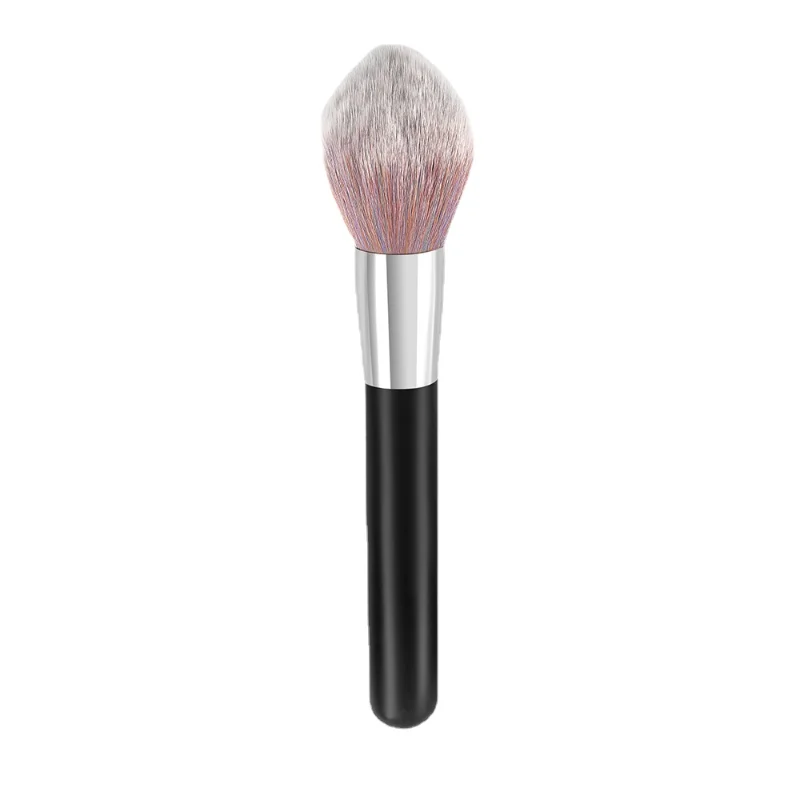 

Single Black Makeup Brush Large Flame Beauty Not Eating Powder Profession Brush Portable Soft Fluffy Easy To Apply Makeup Tools