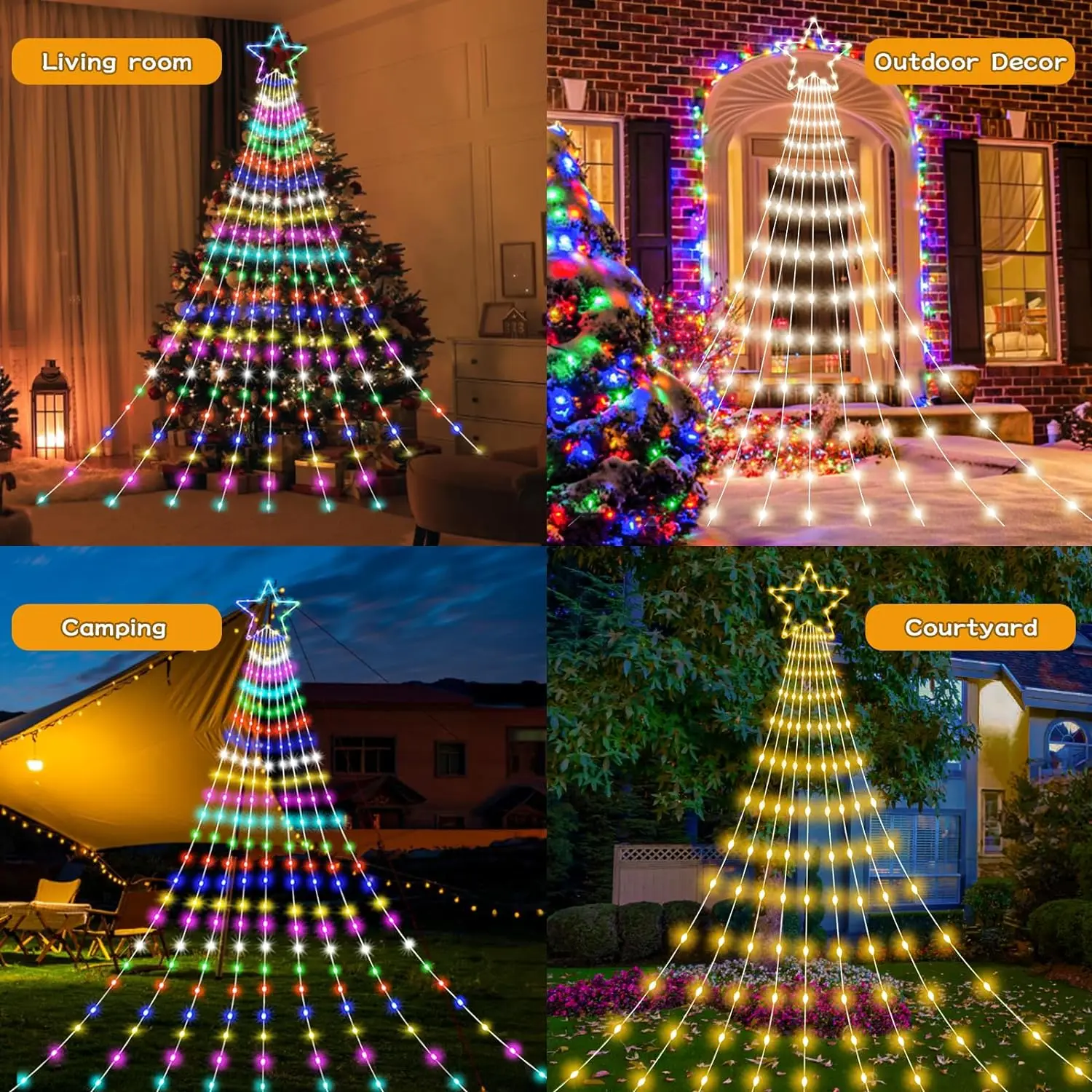 Рисунок 6 - Светодиодная RGB-гирлянда на рождественскую елку