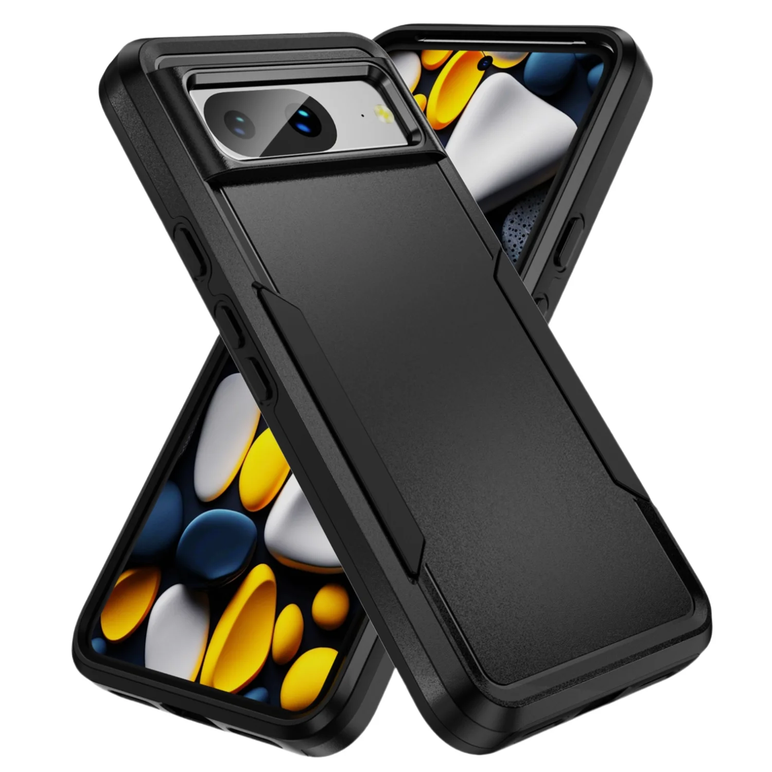 Жесткий двухслойный чехол 2 в 1 для Google Pixel 9 Pro XL прочные Чехлы pro Pixel9