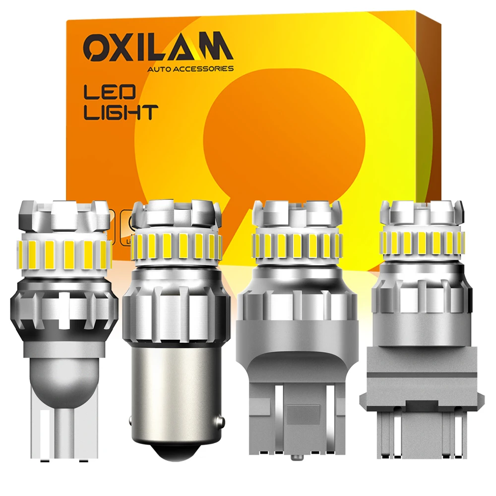 OXILAM 2 шт. T15 W16W 912 светодиодный LED BA15S P21W 921 светодиодный 1156 W21W T20 лампа 7440 BAY15D T25 светодиодная сигнальная лампа парковочный фонарь заднего хода