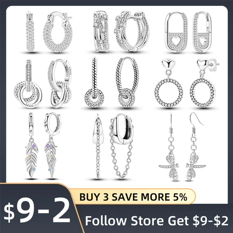 Серьги из серебра 925 пробы неправильной формы, блестящие циркониевые нежные серьги, женские изысканные ювелирные изделия, подарок для праздника и вечеринки