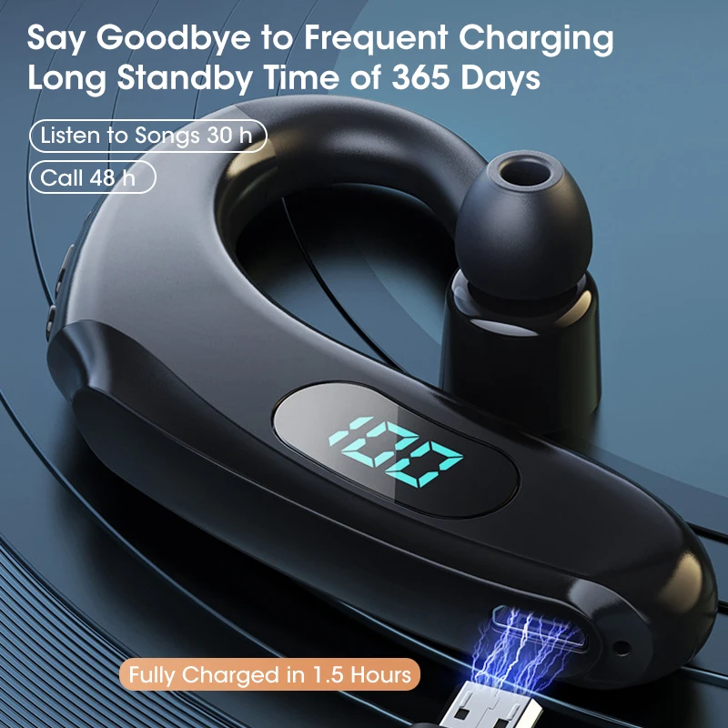 

Bluetooth TWS Earphone Wireless Headphones Earbuds Stereo Sound Music Headset Business For Xiaomi apple Samsung Smart Phone
