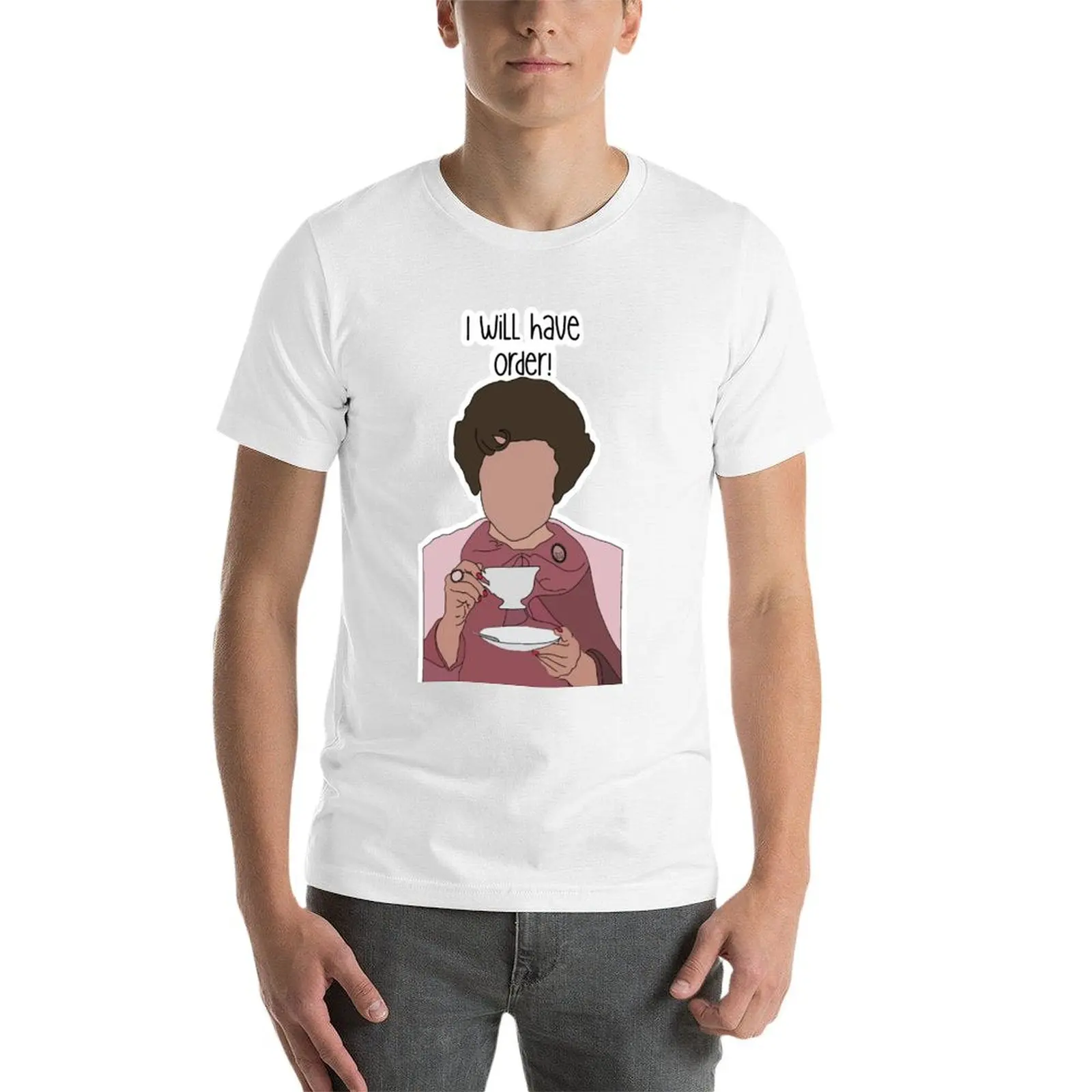 Фото Футболка Dolores Umbridge, I Will Have Order, мужские футболки с графическим принтом, дизайнерские мужские футболки, летние футболки №3