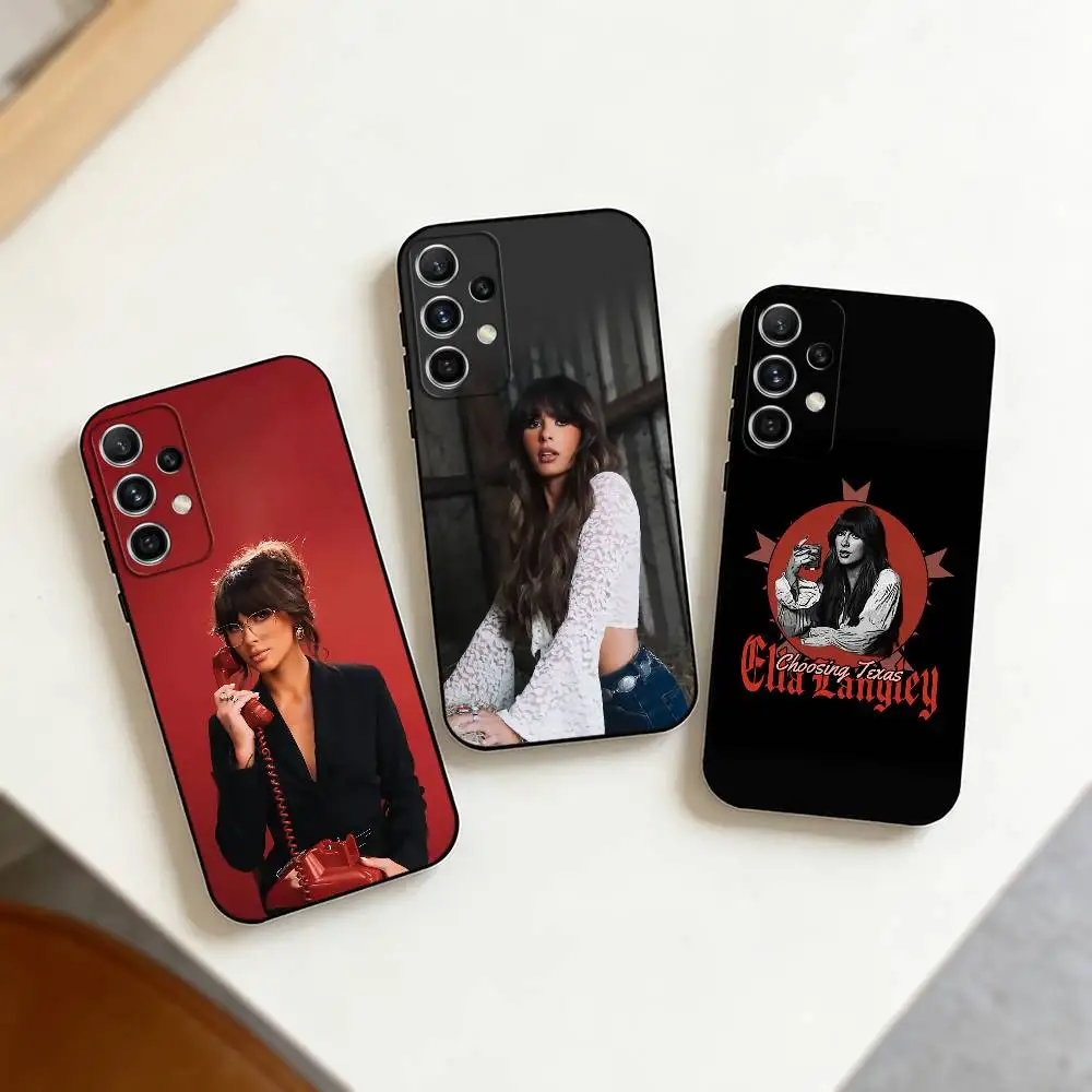 Фото Чехол для телефона Ella Langley Choosin Texas для Samsung S25, S24, S21, S22, S23, S30, Ultra, S20, Plus, FE, Note, 10, 9, 5G, черный №1