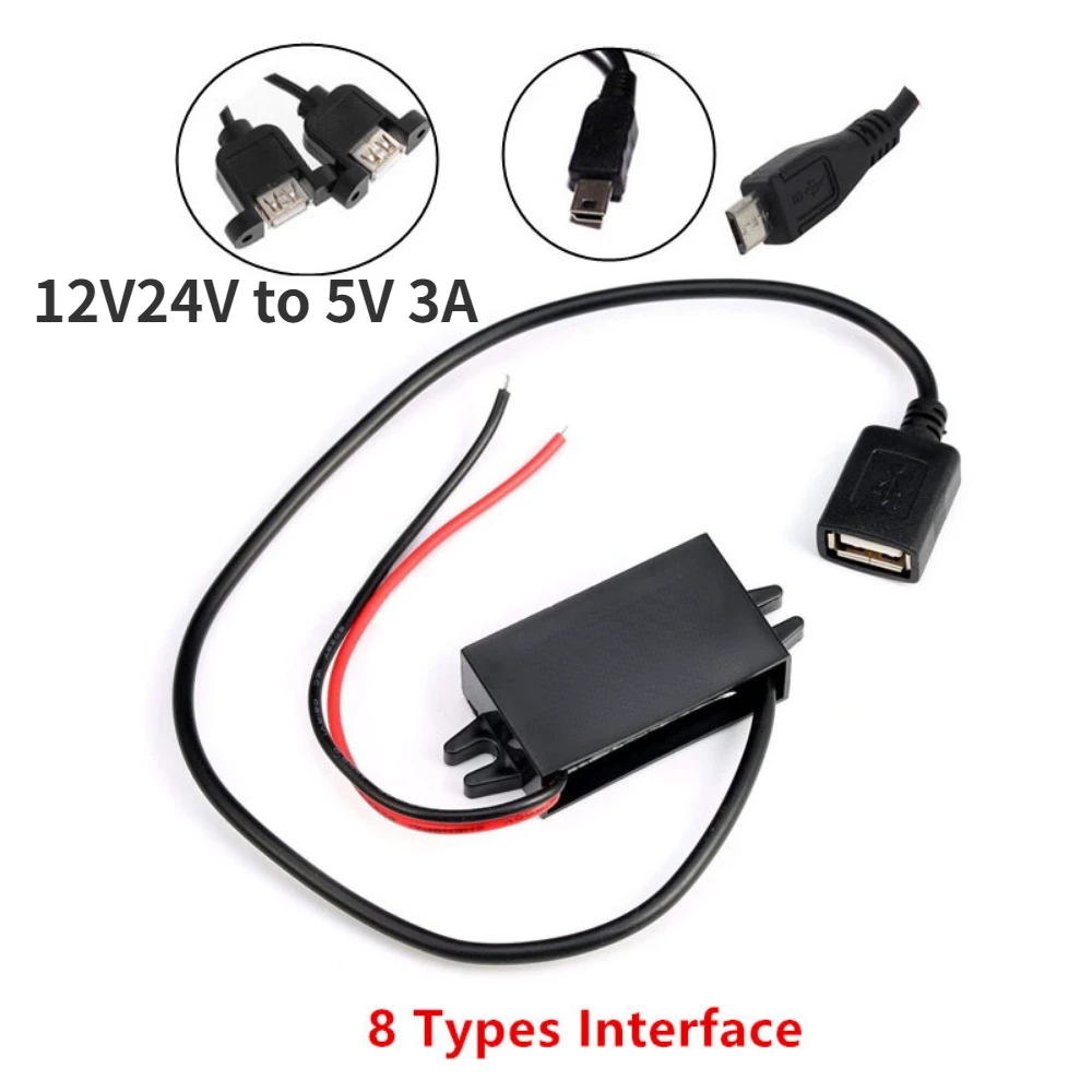 Car Power Converter Micro Mini Usb With Reverse Protection