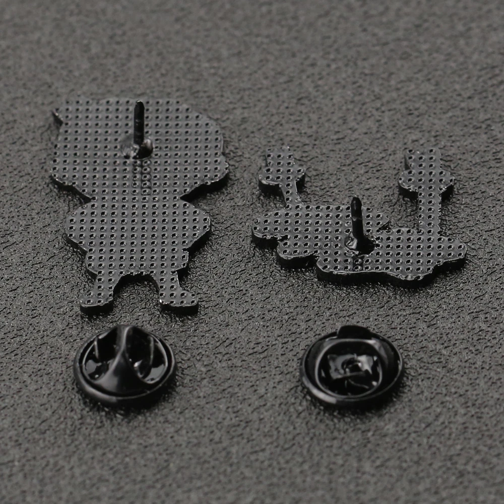 Фигурка Bojji Kage черный эмалированный значок рейтинг королей брошь заколка