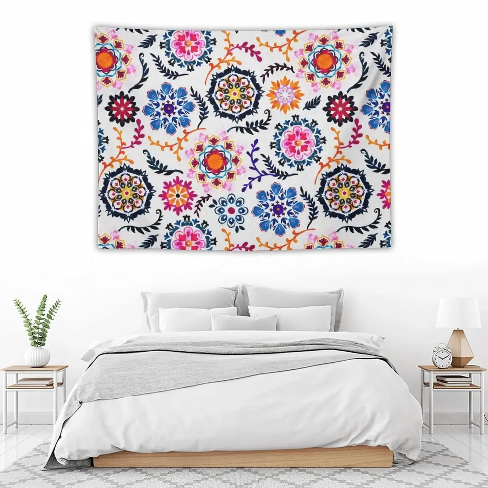 Настенный Гобелен приятного цвета с узором сюзани украшения спальни