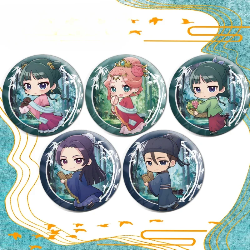 58 мм милые круглые броши с героями мультфильмов Mao Ren Shi Gao Shun значок для косплея