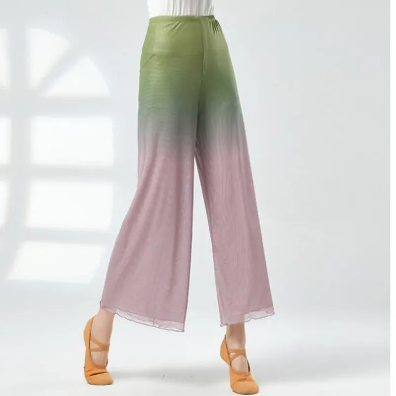 2-слойные марлевые брюки классическая танцевальная одежда для выступлений на