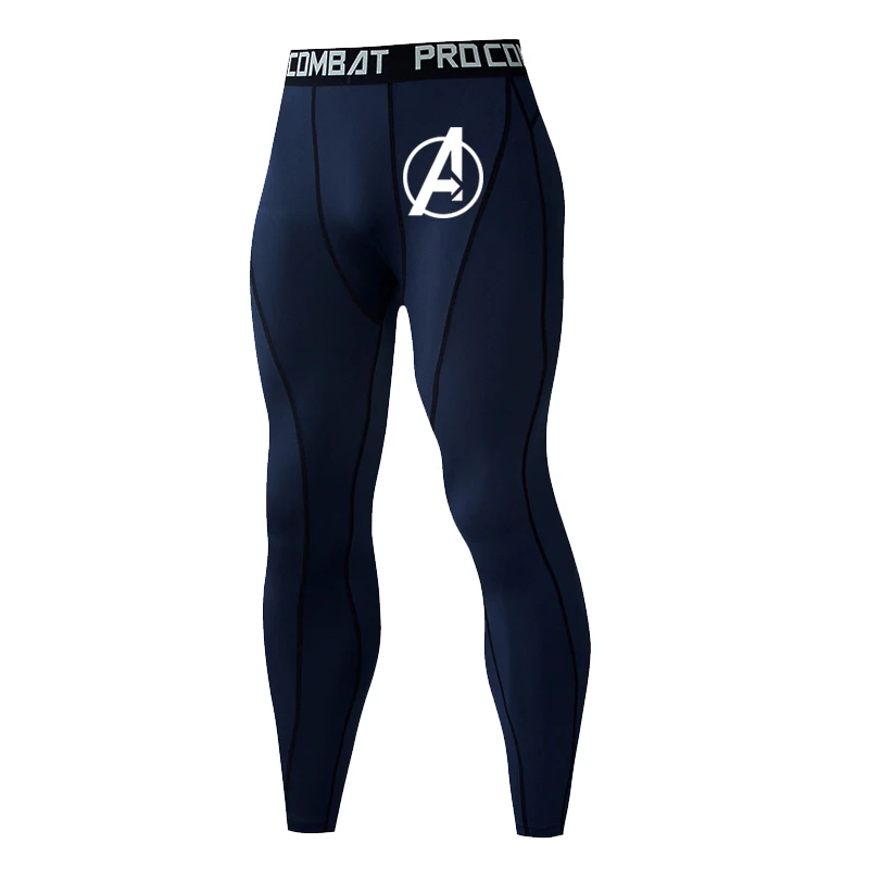 

Мужские быстросохнущие леггинсы для бега, фитнеса, тренажерного зала, бокса, джиу-джитсу, компрессионные штаны для футбола, бега, фитнеса, сп...