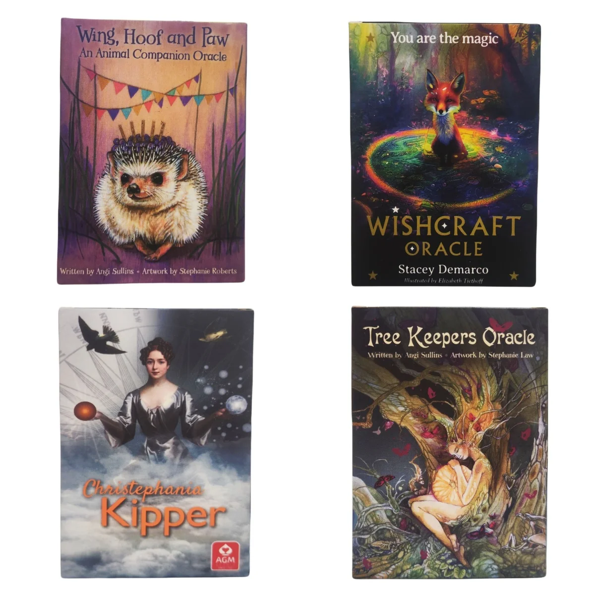 Карточная игра Oracle на английском языке полный набор с местом для хранения дереве