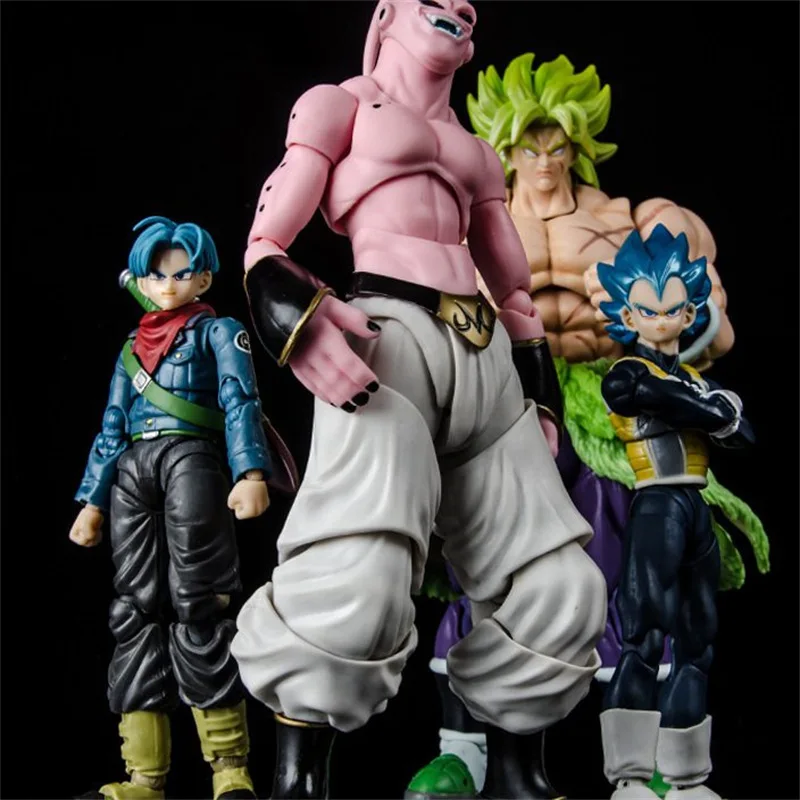 

Dragon Ball WD Female Buu Trunks Sun Wukong World King God Joints Can Do Model Action Figure Toys for Children