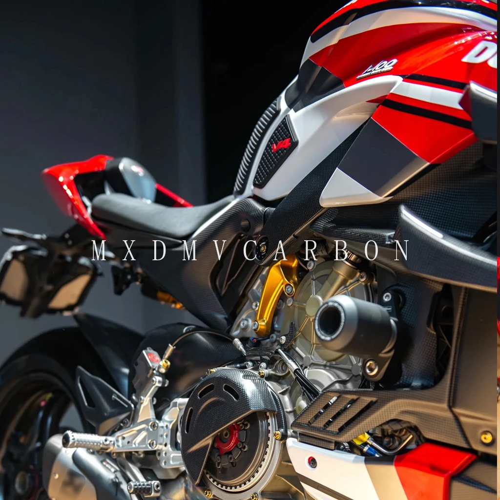 Фото Для Ducati Streetfighter V4S V4 2024-2020: Комплекты обтекателей из карбона для мотоциклов, включая крылья и раму №4