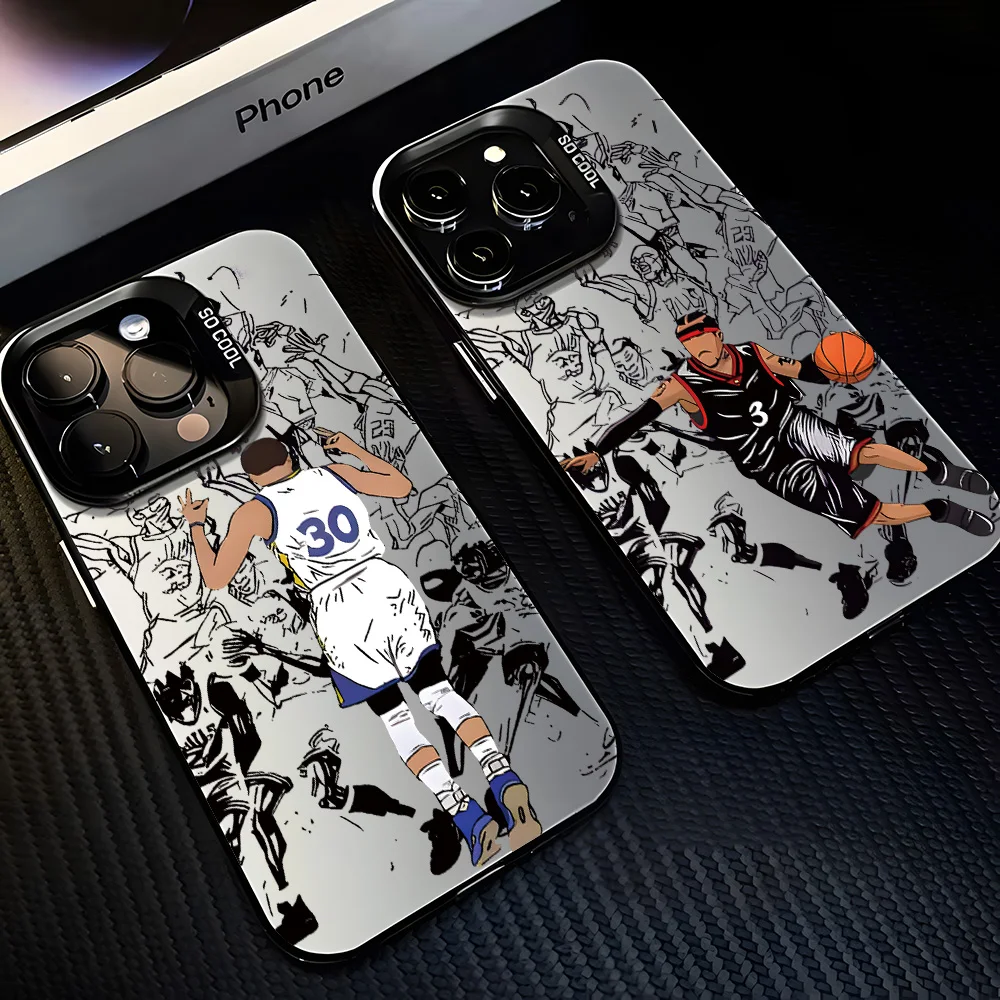 Чехол для телефона Cool Basketball Star Samsung Galaxy A16 A06 A35 A55 A25 A05S A15 A54 A34 A24 A14 A05 A04 4G 5G матовая