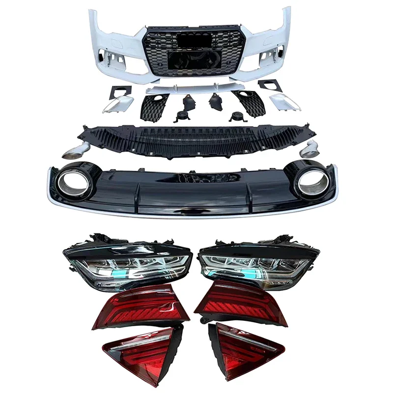 Vollkarosseries-Upgrade-Kit Vom Alten Auf A7 C7 Facelift RS7 C7PA stohu stange-рассеиватель для Audi 2013-2018