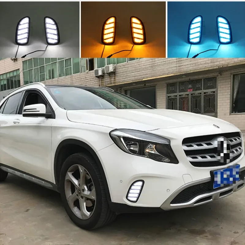 Дневные ходовые огсветильник светодиодный Светодиодные ДХО для Mercedes-Benz GLA200 гля180