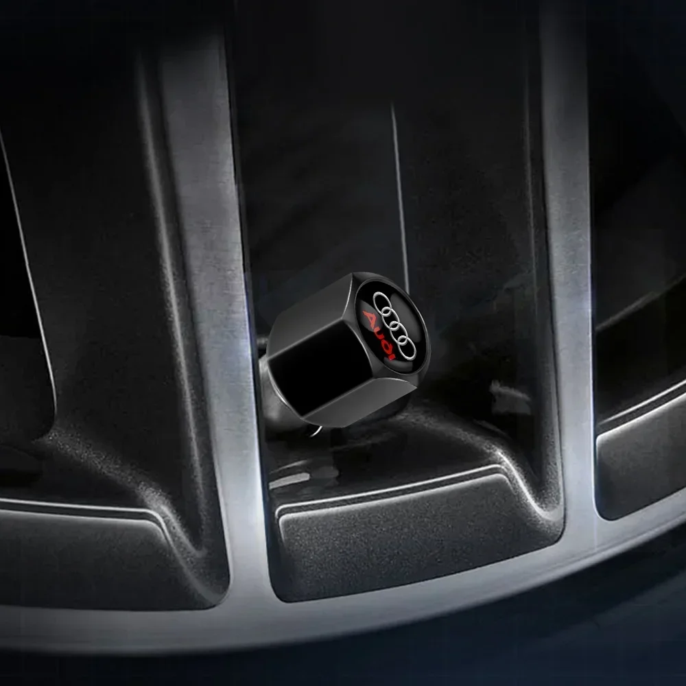 3D металлические колпачки воздушных клапанов для автомобильных колес с отверткой