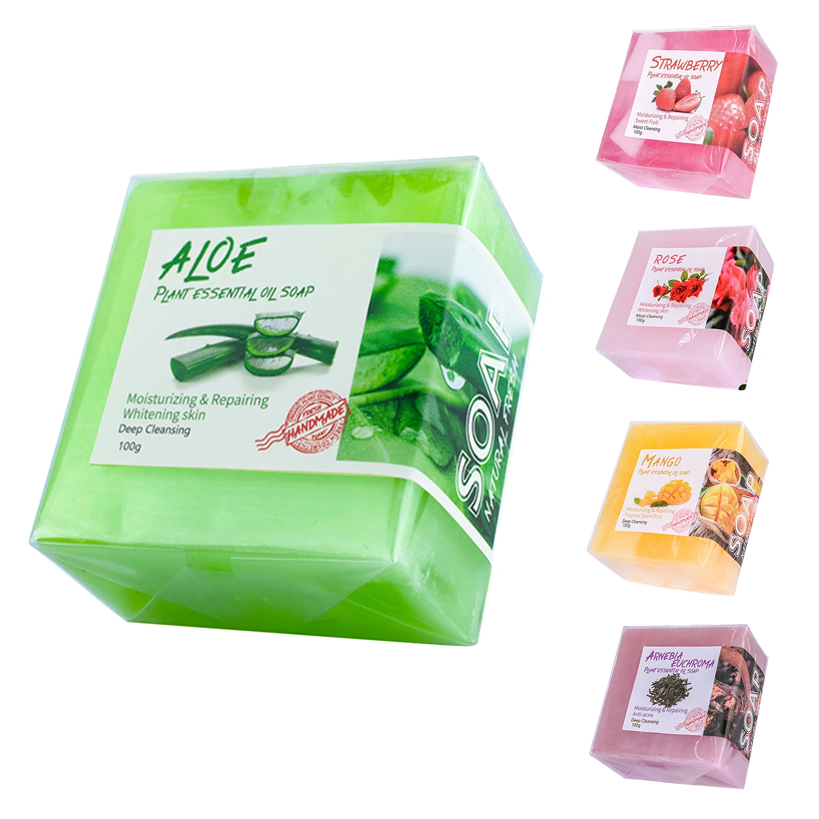 

Essential Oil Handmade Soap Bar Natural Handmade Soap Bar Variety 5 Pieces Aromatherapy Bar Soap Gift Set Certified Organic Soap