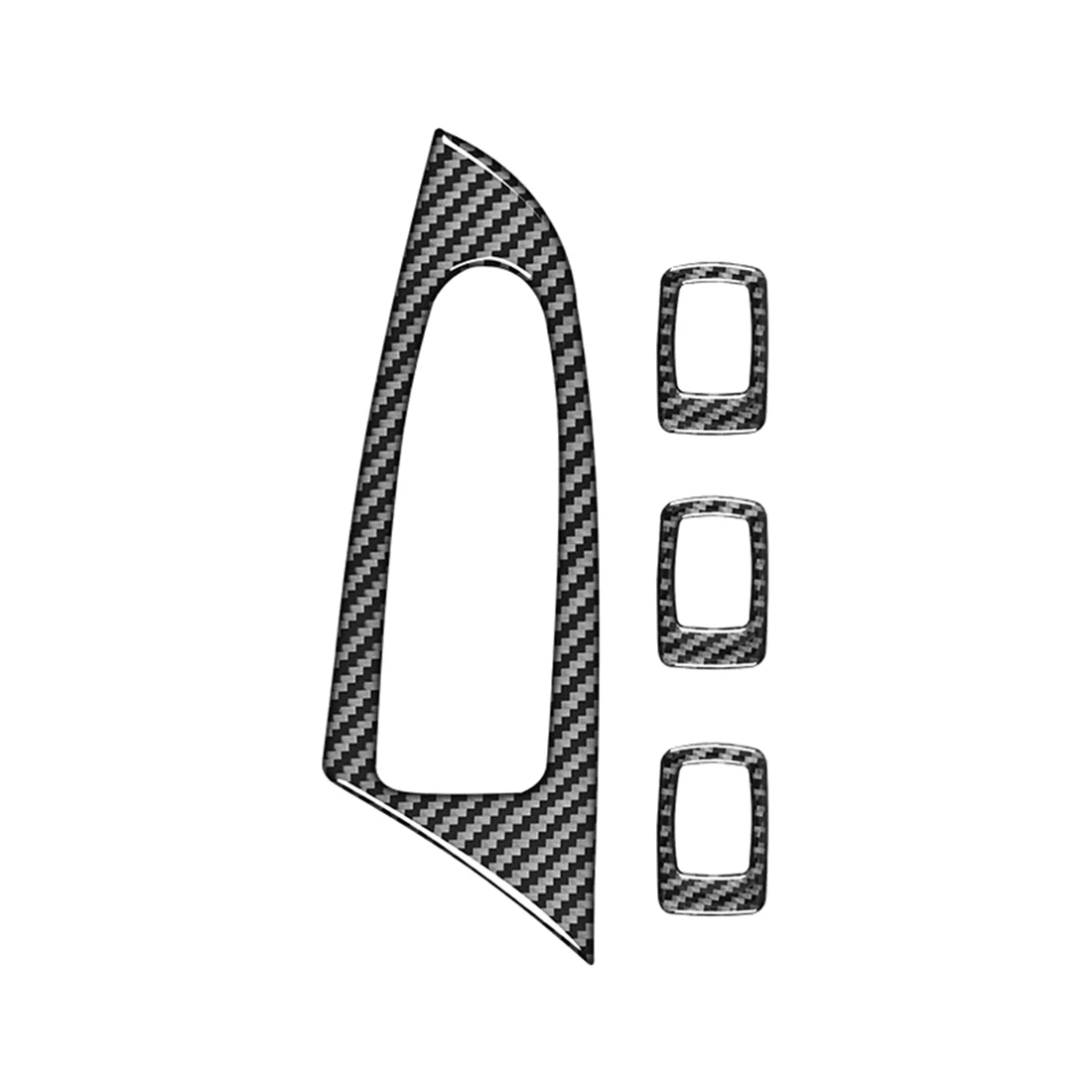 

Наклейки для кнопки регулировки стеклоподъемника автомобиля, наклейки из углеродного волокна для BMW- X3 F25 2011-2017, аксессуары