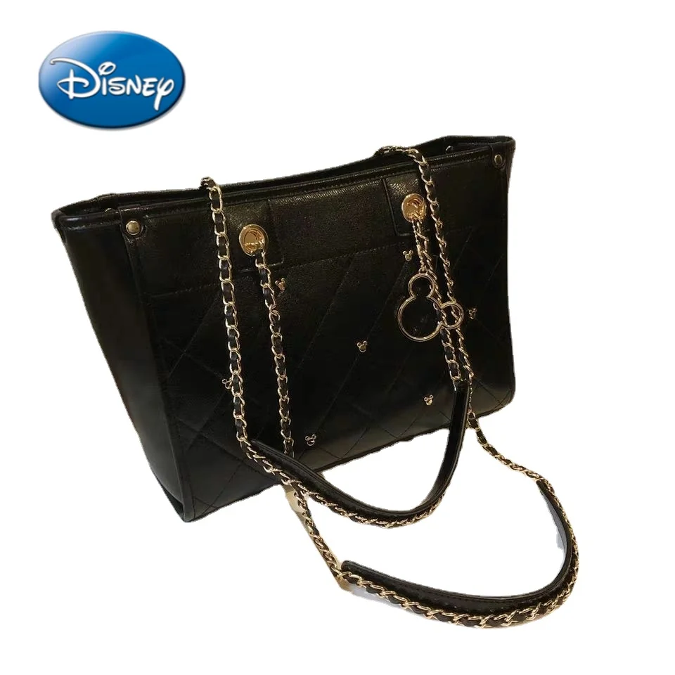 

New Disney Cartoon Woman Shoulder Bag High Quality Handbag Large Capacity Shopping Bag Tote Bag Luxury Female Bag Christmas Gift