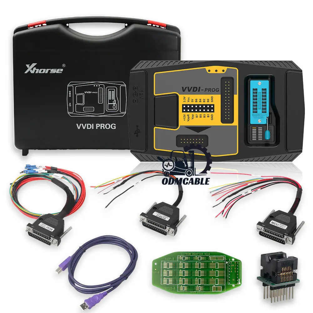 Новый автомобильный программатор Xhorse VVDI PROG V5.2.0, автомобильный программатор VVDIPROG, многоязычная программа для чтения/записи ECU MCU IMMO EEPROM