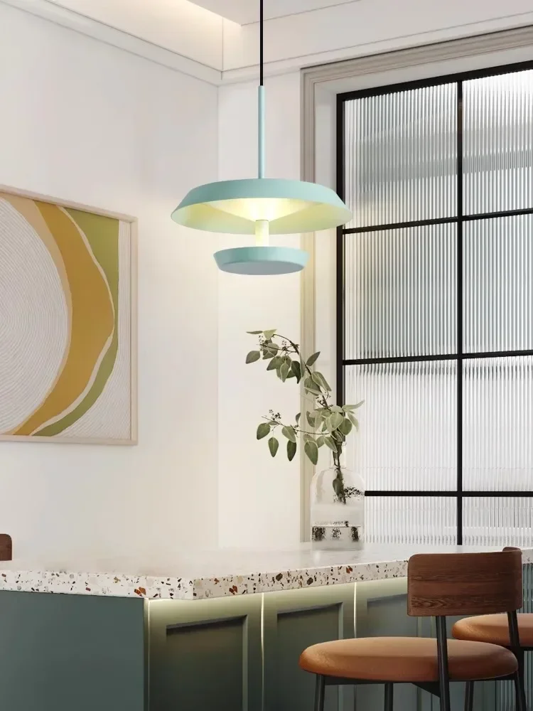 Luz светодиодный колgante Fisk для mesa restaurante luz Reflectante difusa cabecera dormitorio nórdico