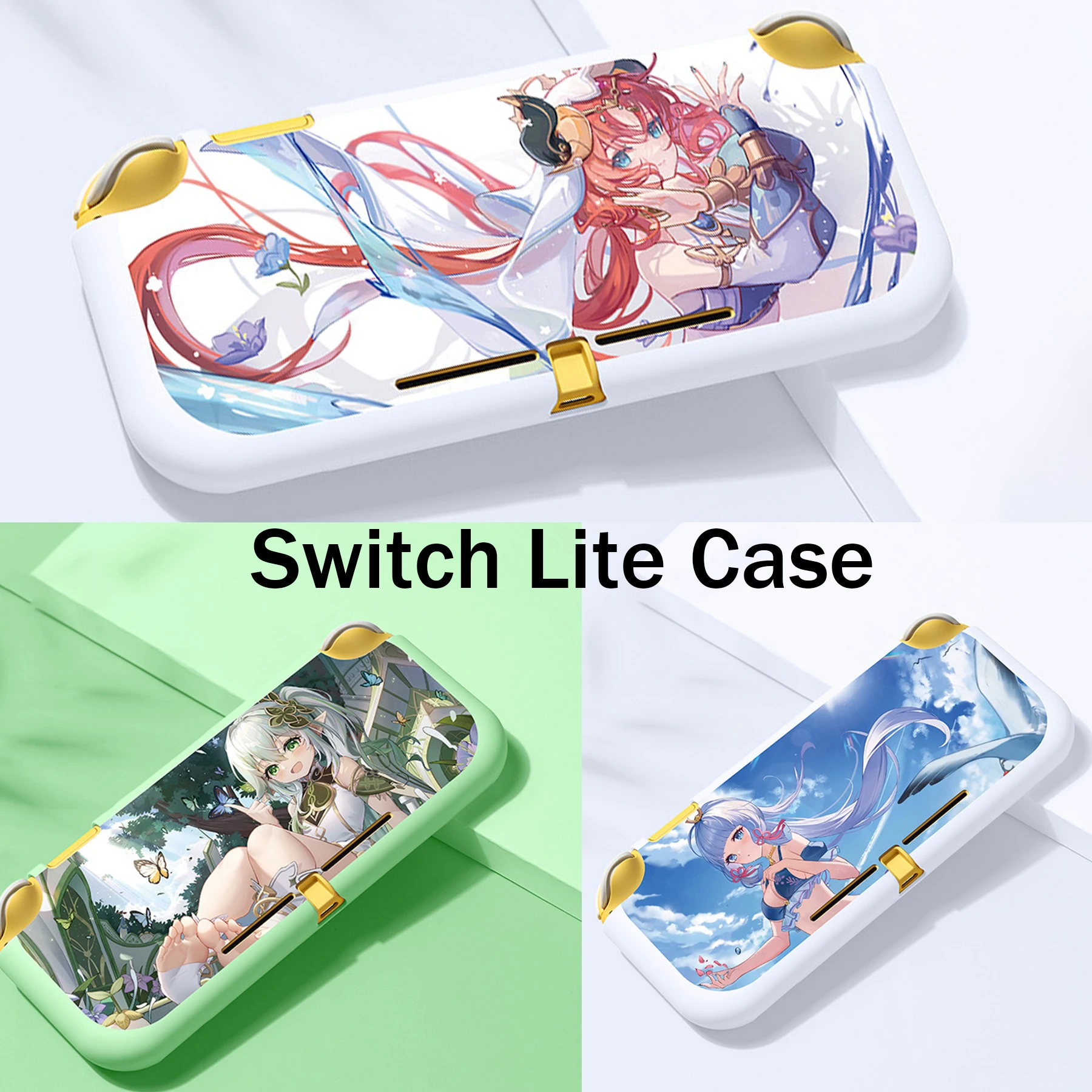 

Kawaii Genshin Impact Nilou Nahida For Nintendo Switch Lite Case Soft Sillicon Cover for Nintendo Switch Lite Case Accessories