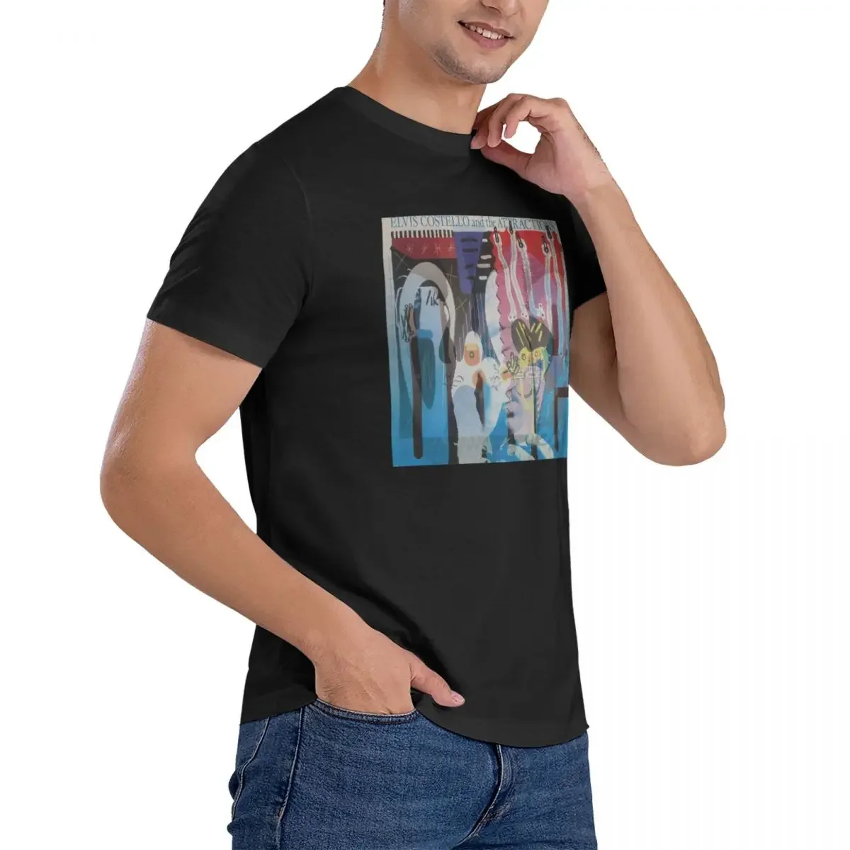 Футболка с принтом поп-музыки для мужчин и женщин смешные футболки оверсайз