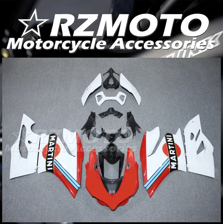 

Injection New ABS Motorcycle Fairings Kit Fit for Ducati 899 1199 Panigale s 2012 2013 2014 12 13 14 Bodywork set Red White
