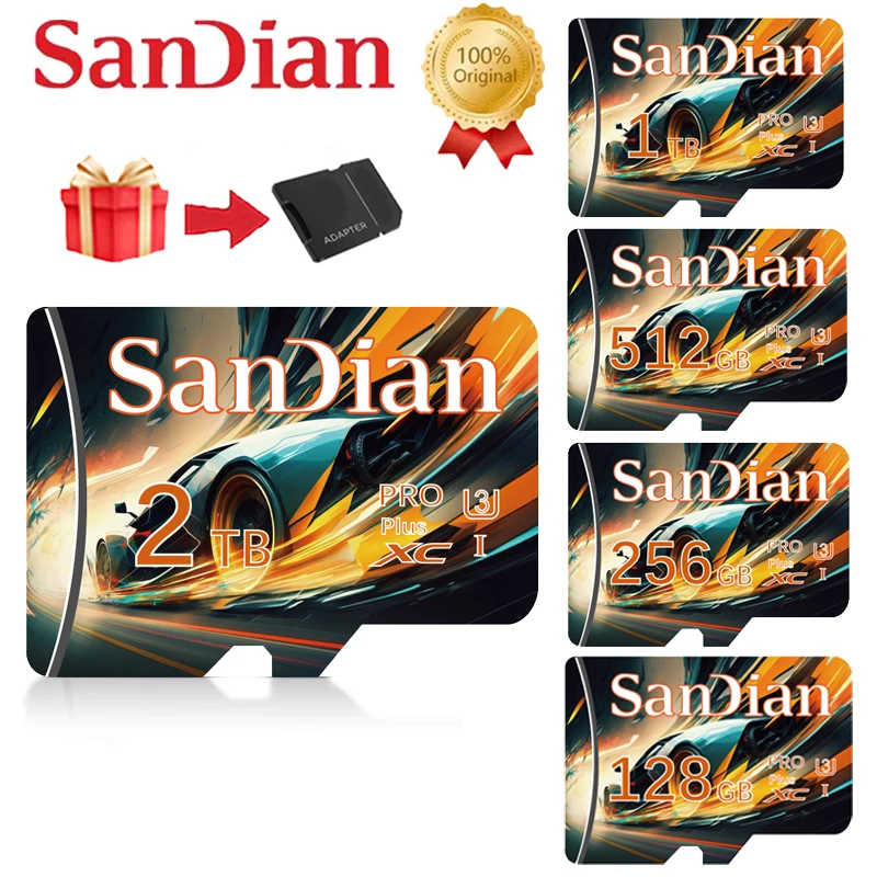 Микросхема Micro TF SD карта класс 10 128 ГБ 256 512