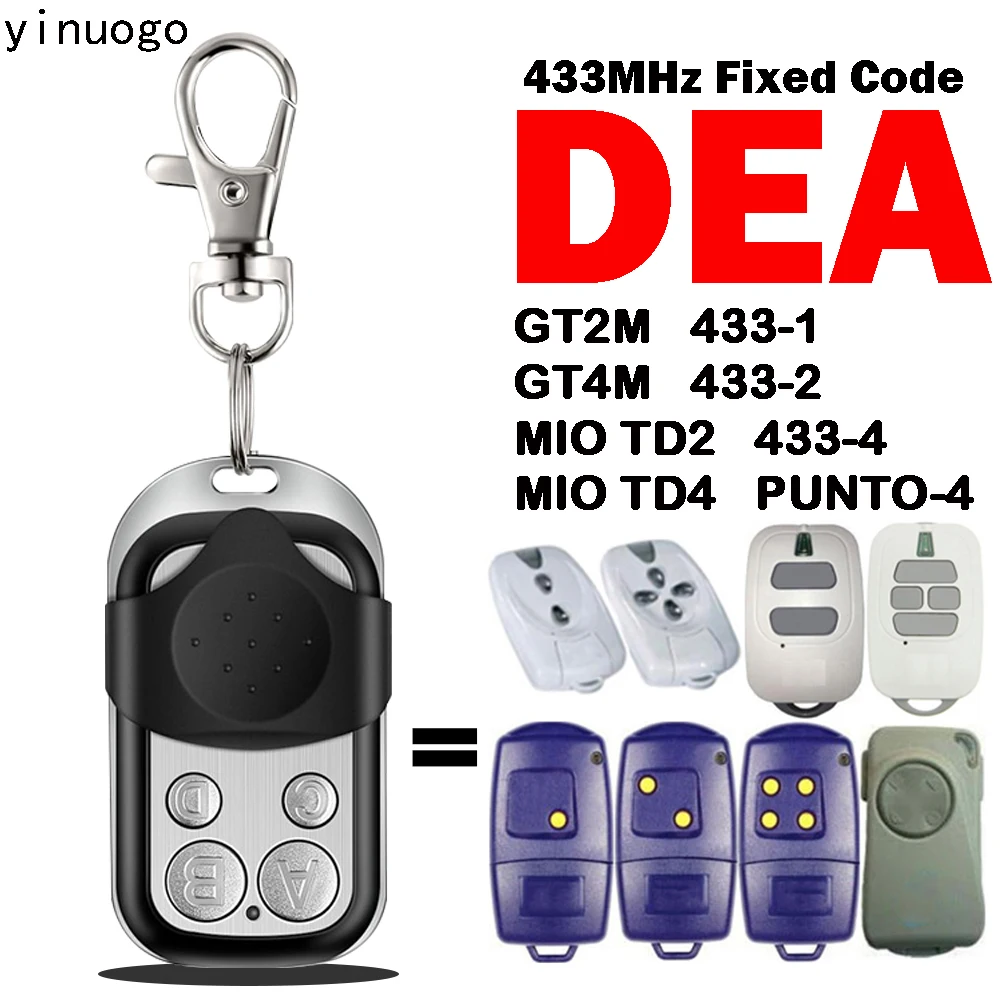 Пульт дистанционного управления для гаражных дверей DEA 433-1 433-2 433-4 MIO TD2 TD4