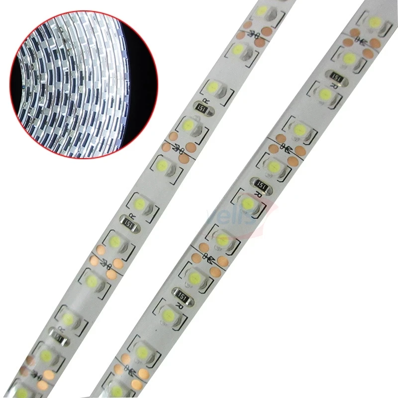 Гибкая СВЕТОДИОДНАЯ лента SMD 3528 высокой яркости постоянный ток 12 24 В 5 м 120