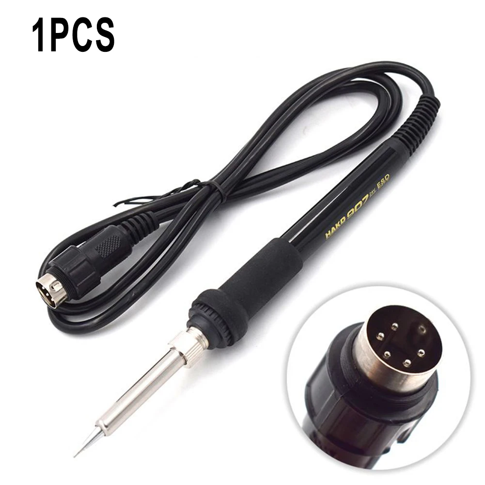 

Электрический 5-контактный Электрический паяльник 907, Антистатическая ручка для пайки, аксессуары для утюга с ЧПУ, 1 шт.