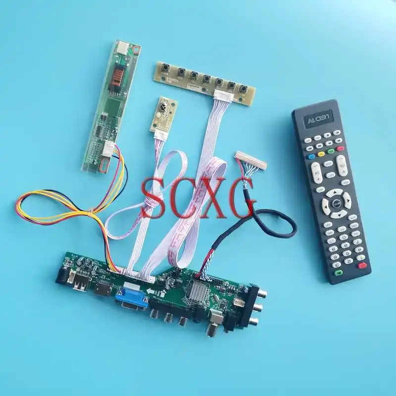 

Плата цифрового драйвера 3663 DVB подходит для QD14TL01 QD14TL02 TD141THCA1 14,1 "комплект 30 Pin LVDS USB VGA AV HDMI-Совместимость 1280*800 1-CCFL