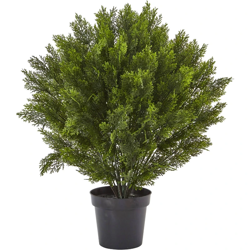 

3' Cedar Bush Artificial Plant (Indoor/Outdoor), Green