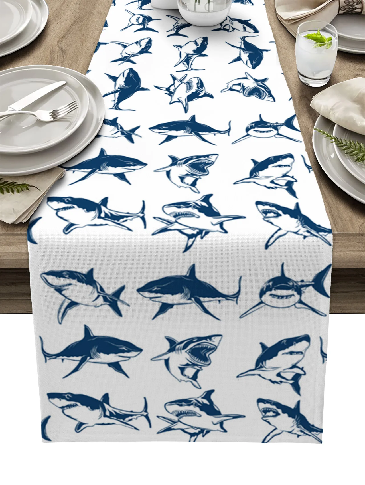 

Акула простой Морской животный кофейный столик Декор домашний декор фермерский деревенский Декор кухня обеденный стол Декор