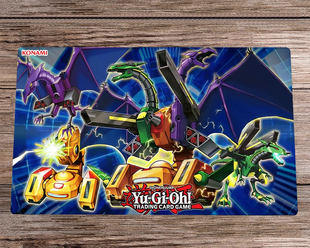 

Игровой коврик YuGiOh ABC Buster Dragon, игровой коврик для торговых карт, коврик для настольных игр TCG, коврик для настольных игр, Настольный коврик и с...