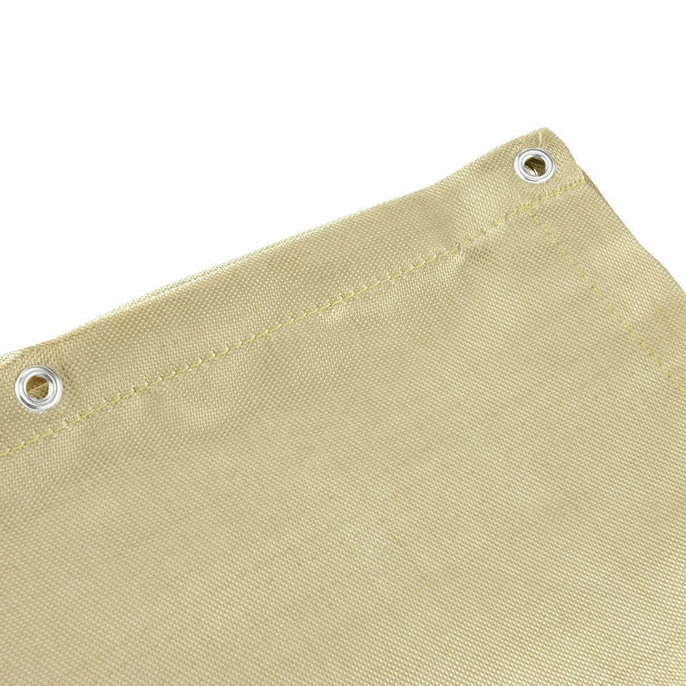 

Welding Blanket 4ft X 6ft Fire Flame Retardant Fiberglass Safety Shield Grommets 1mm Thickness Fire Blanket