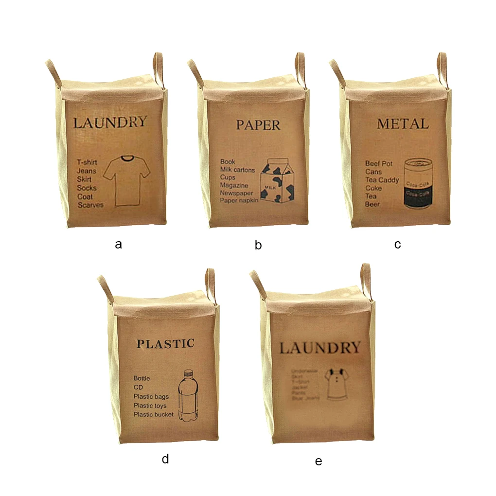 

COTTON LINEN Laundry Basket Storage Box Container Sundries Organizer