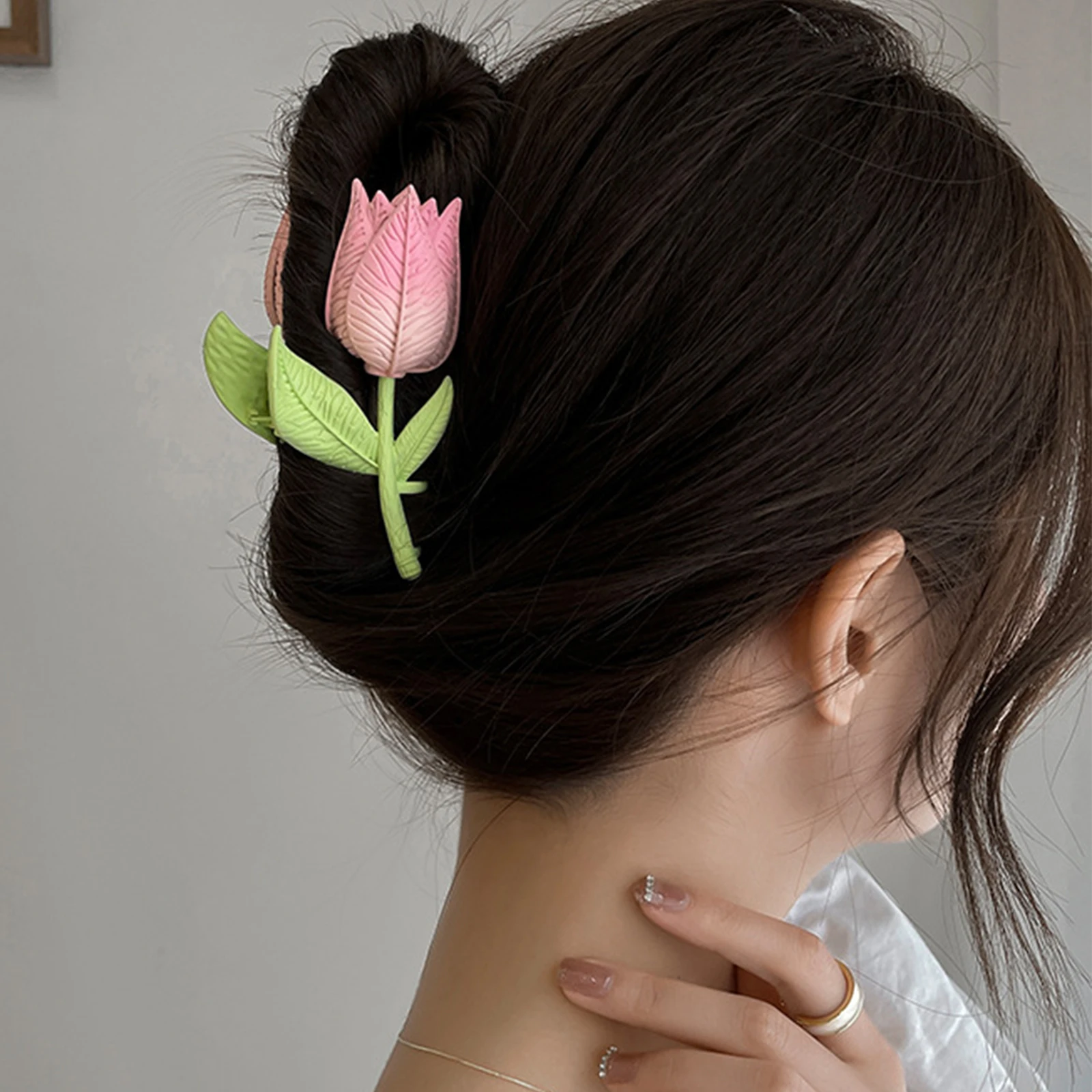 

Korea Flower Shape Hair Claw Clip For Women Girls Barrette Crab Hair Clips Ponytail Hair Pins Bath Barrette Headwear Accessories