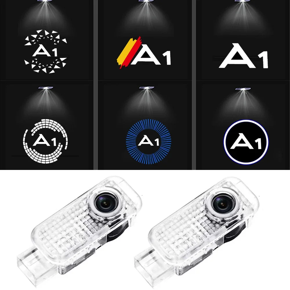 2 шт. фонари для дверей автомобиля A1 2012 2013 2014 2016 2017 2018 2019 2020
