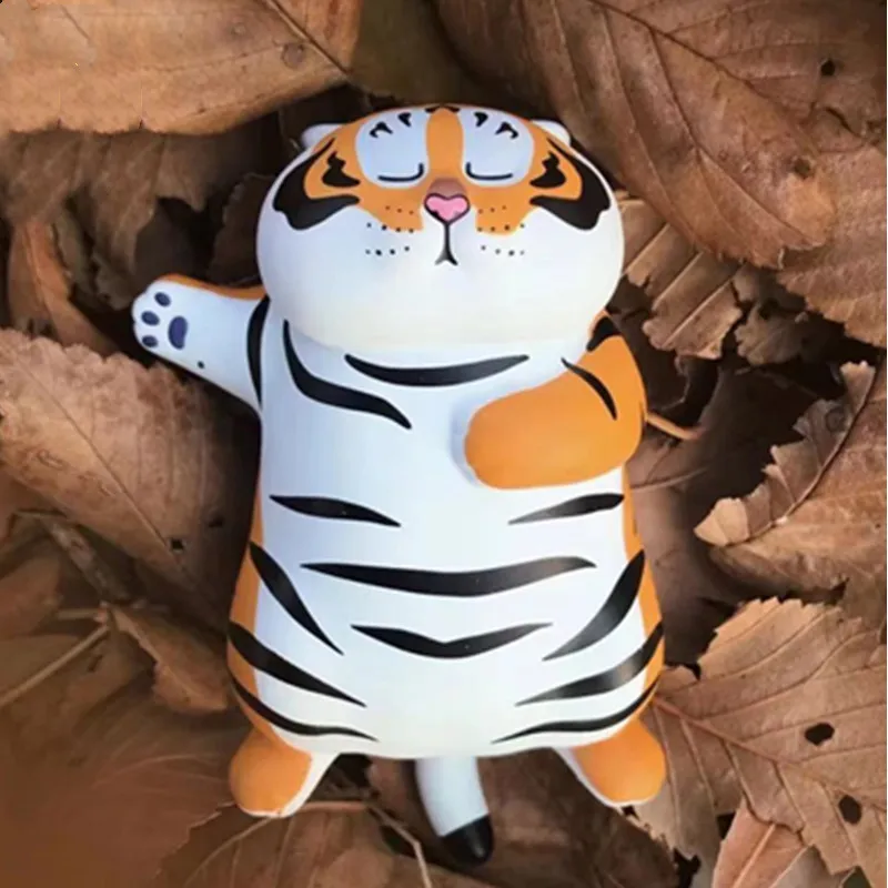 

Panghu Fat Tiger Blind Box Kawaii Dolls Cartoon Animal Cats Kids Birthday Gifts Cute Animal Model Christmas Toys