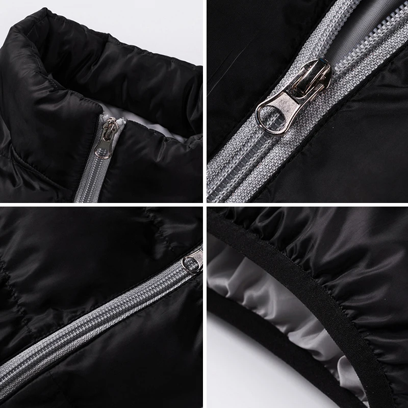 Autumn Winter Cold Jacket For Mens Thermal Coat Light Down Jackets Outwear Man Fashion Casual Jacket Windbreaker Male Clothes