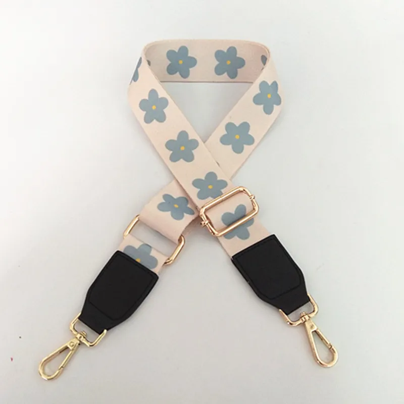 

Регулируемый длинный ремень для женщин, новая Цветочная Сумочка, сменный ремешок для рюкзака через плечо, цветной