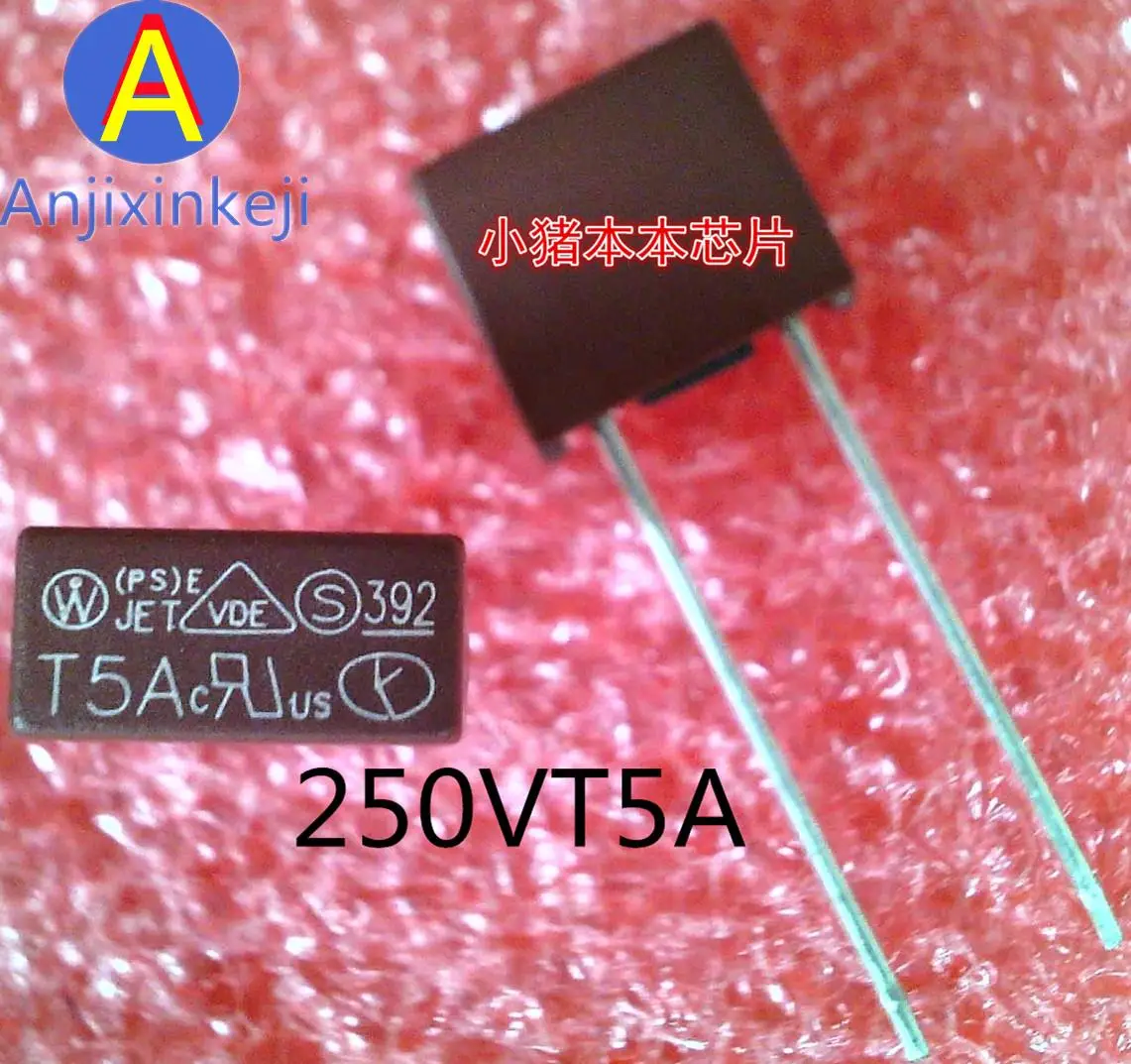 

10pcs 100% orginal new 250VT5A square fuse T5A250V square DIP
